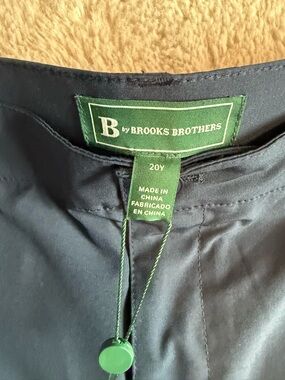 Brooks Brothers Navy Kids Shorts with Green Label